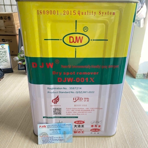 NƯỚC TẨY VẾT BẨN TRÊN VẢI DJW-001X (7.5KG/THÙNG)