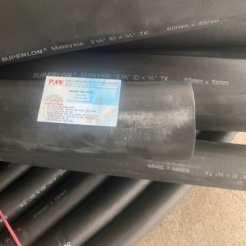 ỐNG CAO SU BẢO ÔN SUPERLON D114 x DẦY 19MM x DÀI 1.83M