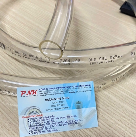 ỐNG NHỰA DẺO TI Ô TRẮNG TRONG PHI 25