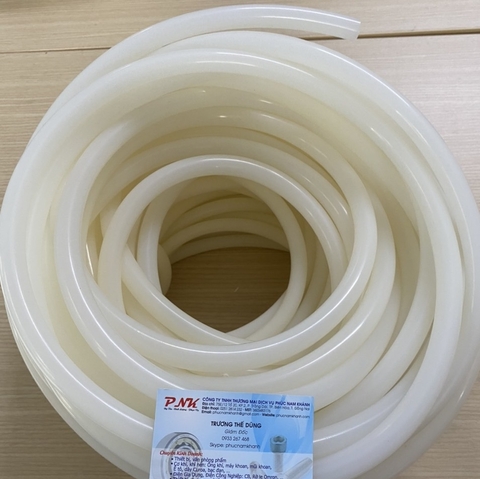 ỐNG SILICONE TRẮNG PHI 12MM
