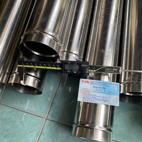 ỐNG INOX HƠI GIÓ D90 DẦY 0.6MM DÀI 1.2M