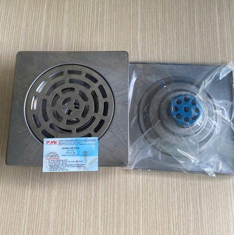 PHỄU THOÁT SÀN INOX201 20x20CM D60