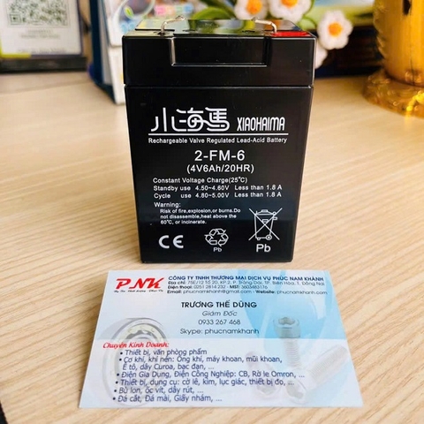 ẮC QUY 4V 6.0AH 20HR 2-FM-6
