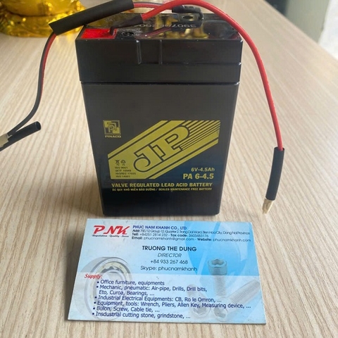 ẮC QUY JP 6V 4.5AH 20HR PA 6-4.5