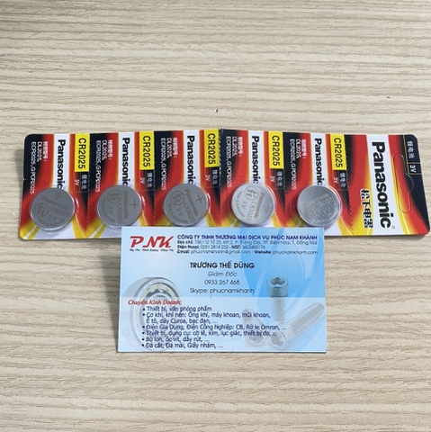 PIN CÚC LITHIUM 3V CR2025 PANASONIC