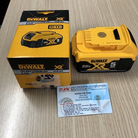 PIN DEWALT 5Ah-18V(20Vmax)