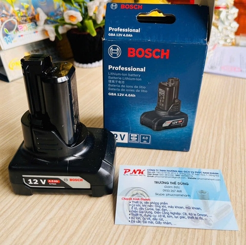 PIN SẠC BOSCH GBA 12V 4.0AH 1600A00F71