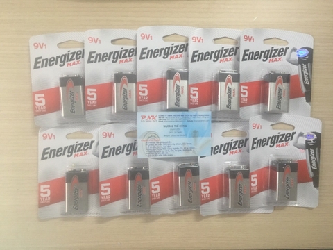 PIN VUÔNG ENERGIZER 9V