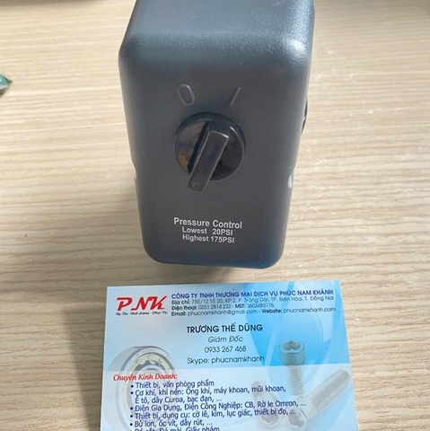 RƠ LE ĐIỀU KHIỂN ÁP SUẤT PRESSURE CONTROL 20 ~ 175PSI DÙNG CHO MÁY NÉN KHÍ