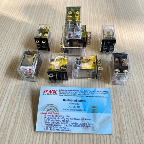 RƠ LE TRUNG GIAN LY2N AC200/240 BY OMI