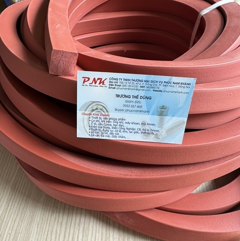 RON SILICONE XỐP ĐỎ 20MMx30MM