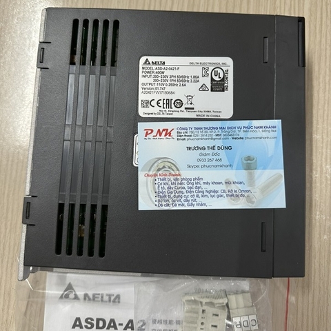 BỘ ĐIỀU KHIỂN SERVO DRIVE DELTA ASD-A2-0421-F