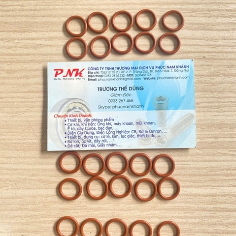 SIN O-RING VITON PHI TRONG 10MM x DẦY 1.8MM