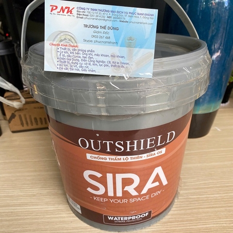 SƠN CHỐNG THẤM P107 SIRA 5KG/THÙNG