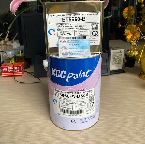 SƠN EPOXY KCC ET5660-A-D80680 ET5660-B