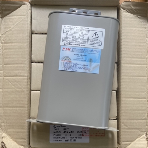 TỤ BÙ SHIZUKI RF-T41525 3P 415V 50HZ 25KVAR