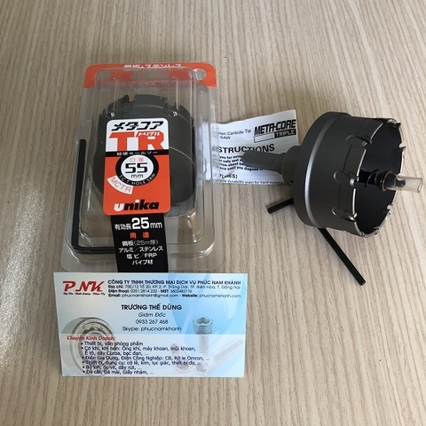 MŨI KHOÉT HỢP KIM UNIKA MCTR-25