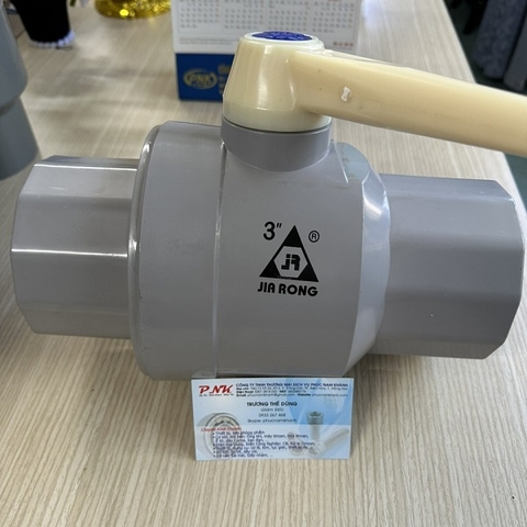 VAN NHỰA PVC TAY TRẮNG 90MM 3