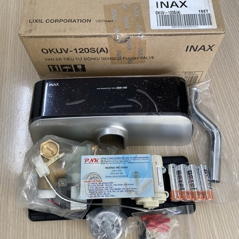 VAN XẢ TIỂU CẢM ỨNG INAX DÙNG PIN OKUV-120S(A)