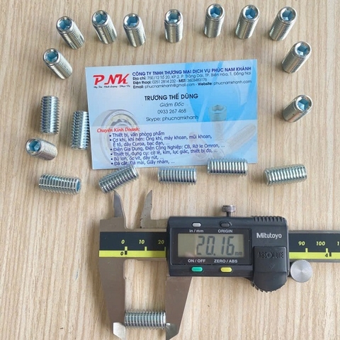 VÍT TRÍ ĐUÔI BẰNG THÉP MẠ KẼM 10.9 DN913 M10x20