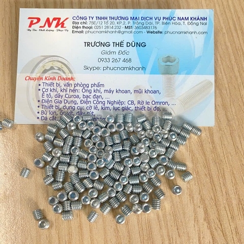 VÍT TRÍ ĐUÔI BẰNG THÉP MẠ KẼM 10.9 DN913 M5x4