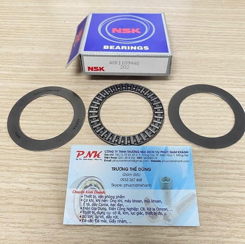 VÒNG BI NSK AXK1109+AS202 KÈM 2 MIẾNG ĐỆM