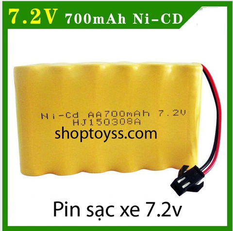 Pin 7.2 v 700 mah xe điều khiển