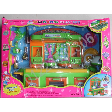 Đồ chơi đồ hàng cho bé bộ nhà bếp có nhạc B01