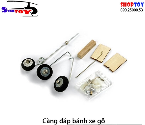 Càng đáp bánh xe bằng gỗ