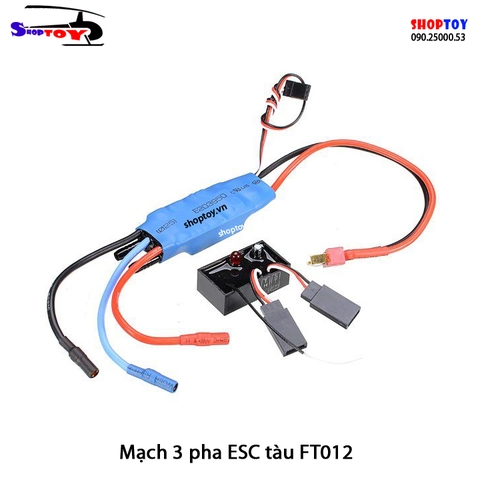 Bo Mạch FT012 ESC Brushless cano điều khiển từ xa