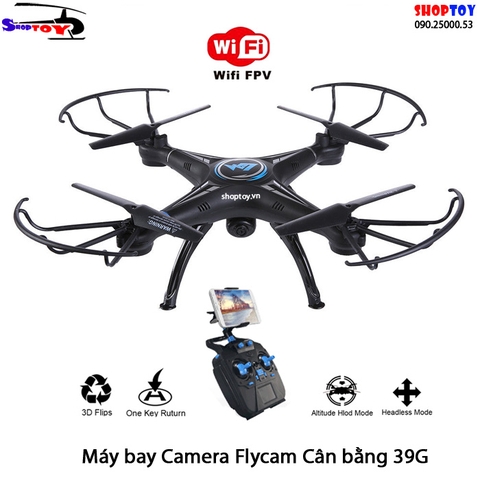 Flycam quay phim HD 720 Drone tự cân bằng W1