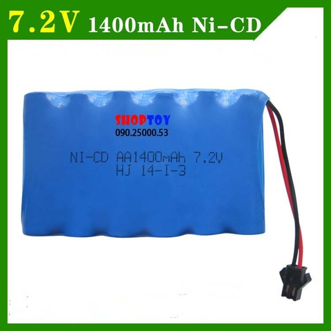 Pin 7.2 v 1400mah xe điều khiển