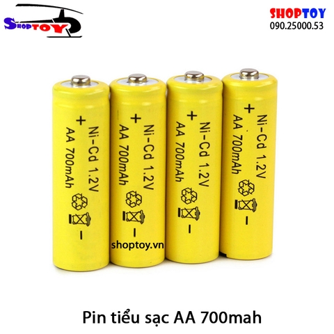 Pin sạc đồ chơi 4 viên Nicd 700mah