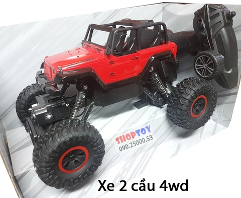 Xe jeep điều khiển từ xa 2 cầu 4wd - crock crawler 218