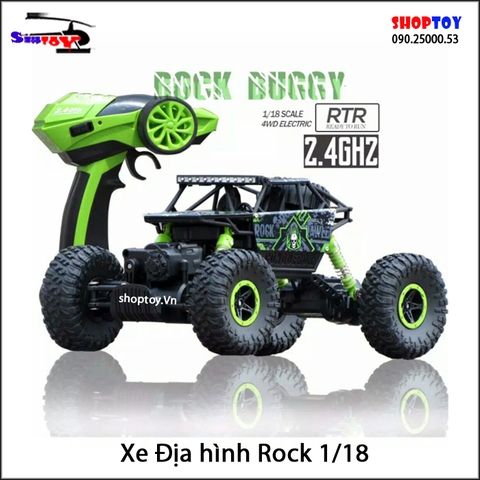 Xe Địa Hình Rock Crawler HB-P1803 4WD Rally Car Tỉ Lệ 1-18