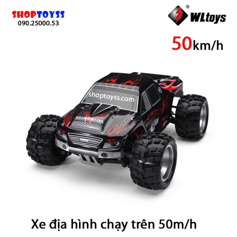 Xe tốc độ cao monter truck 1/18 rc a979  chạy 50km