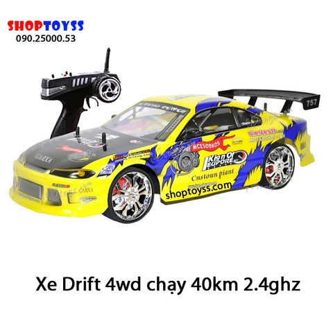 Xe drift điều khiển từ xa chạy nhanh 40km 1/10 rc drift