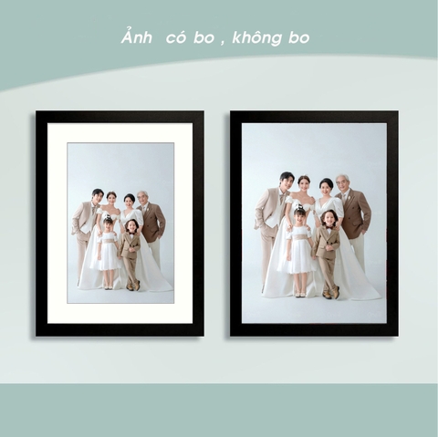 Khung đen bản 3 cm màu đen