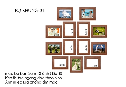 BỘ KHUNG HÌNH TRÁI TIM  : MÃ KHUNG  31