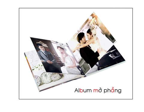 Album mở phẳng