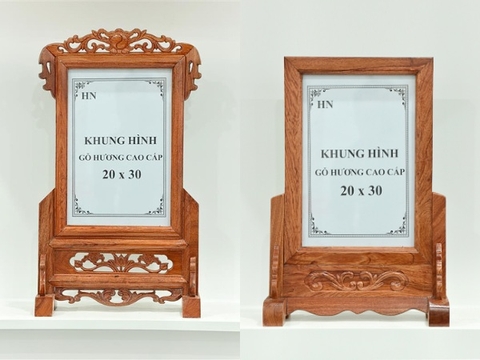 Khung ảnh thờ 20x30 – Mẫu chuẩn cho bàn thờ gia đình