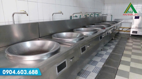 Bếp từ  xào đôi chảo liền