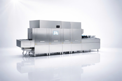 Máy rửa bát băng tải có thu hồi nhiệt