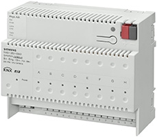 Binary input device, 8 x potential-free contacts