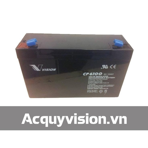 Phân phối Ắc quy Vision CP6100 (6V-10ah) chính hãng giá tốt nhất