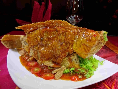 Cá mú sốt me
