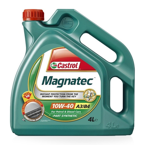 Nhớt cao cấp xe ô tô Castrol Magnatec 10W40 chai 4L