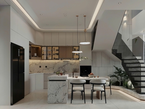 Cách xây bếp đơn giản theo xu hướng thiết kế hiện đại – Giải pháp tối ưu cho không gian bếp đẹp, thông minh