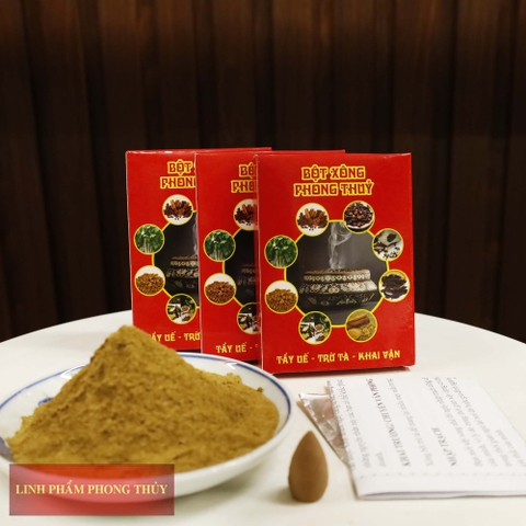 Bột Xông Phong Thủy Tẩy Uế - Khai Vận Khối Lượng 50gr