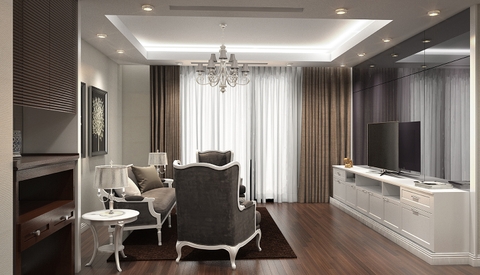 Nội thất Tân cổ điển tại Royal city
